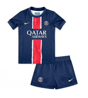 Paris Saint-Germain Hjemmebanesæt Børn 2024-25 Kort ærmer (+ korte bukser)